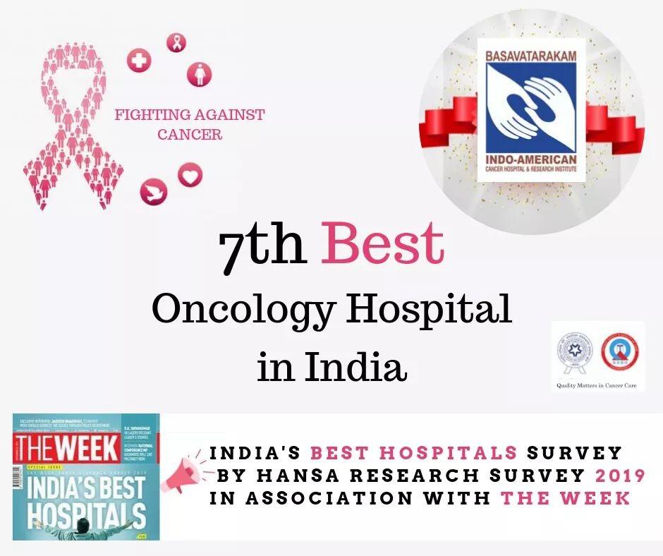 #Basavatarakam cancer  Hospital has been ranked as the 7th best cancer hospital in India by THE WEEK  magazine.  #BestCancerHospital 

Congratulations to whole team and hospital chairman #NandamuriBalakrishna Garu 👏👏👌👌