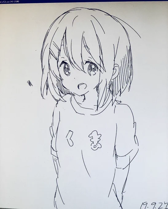 唯ちゃん久しぶりに描くです 