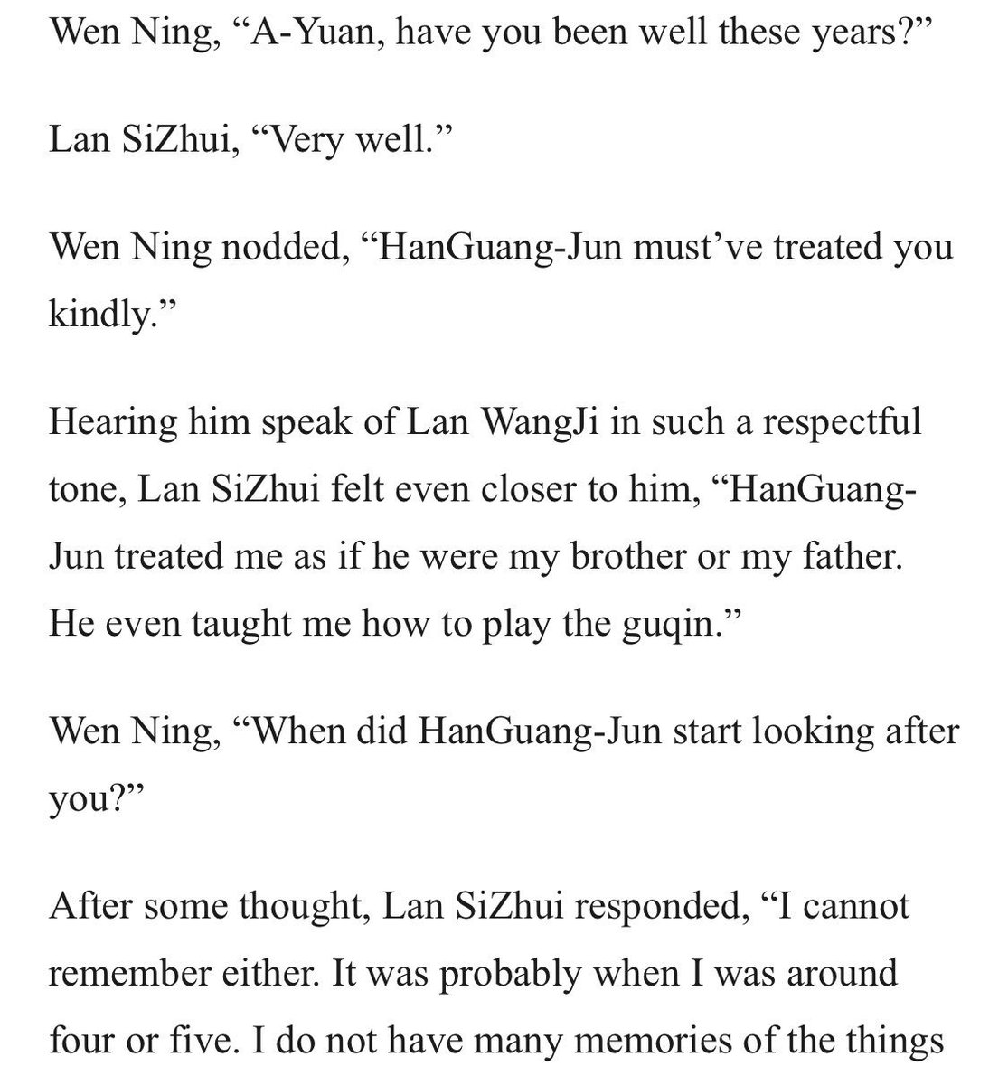 lwj really made sure none of the restrictions and over-conservativeness of his sect could touch sizhui, while still raising him as a member of the lan family and teaching him everything they knew. he really gave him the lenient and nurturing upbringing he couldn’t have.