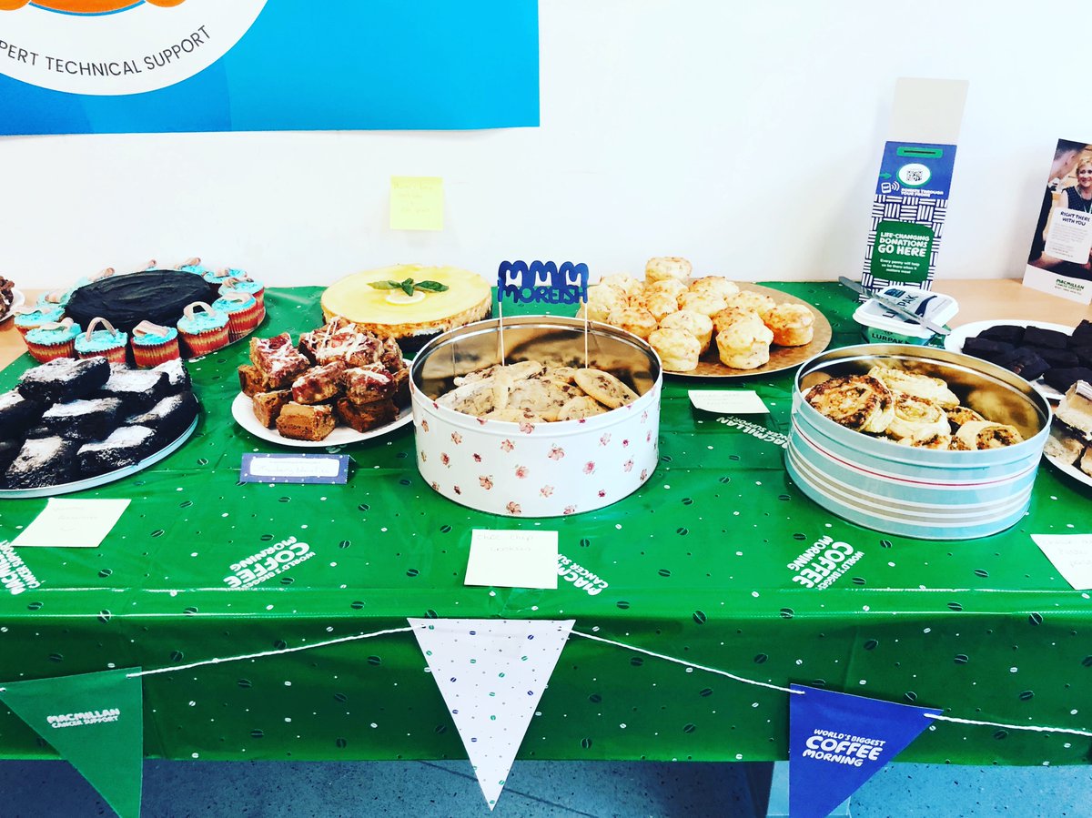 Swiftpage's tweet image. Swifties have put on their aprons and taking part in the World&apos;s Biggest Coffee Morning to raise money for @macmillancancer #MacmillanCoffeeMorning @macmillancoffee #SwiftieBakeOff