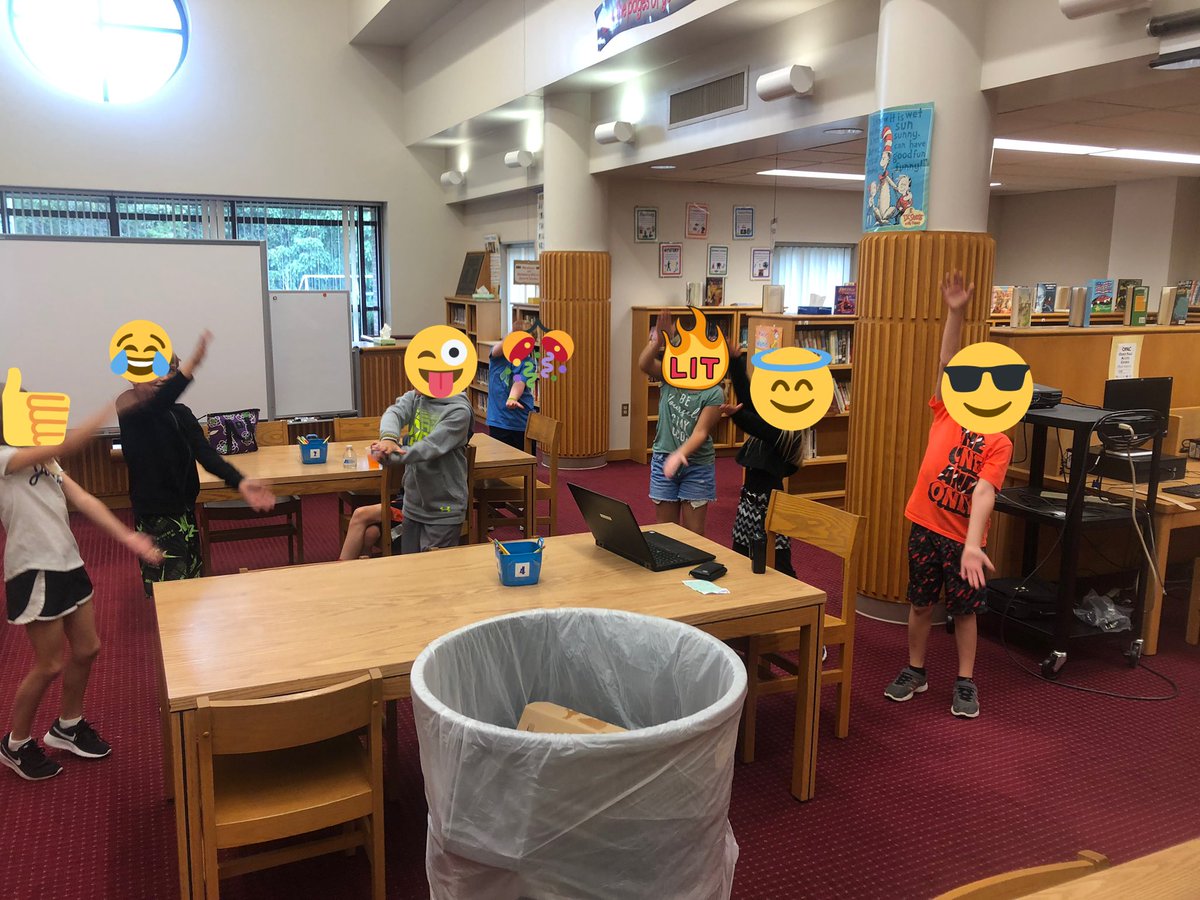 MrIacavone's tweet photo. After 3rd grade finished celebrating completing their Summer Packets, we had a dance party! They requested “Baby Shark” #MPEagles #MiddlePaxtonES https://t.co/zfoTB5kySV