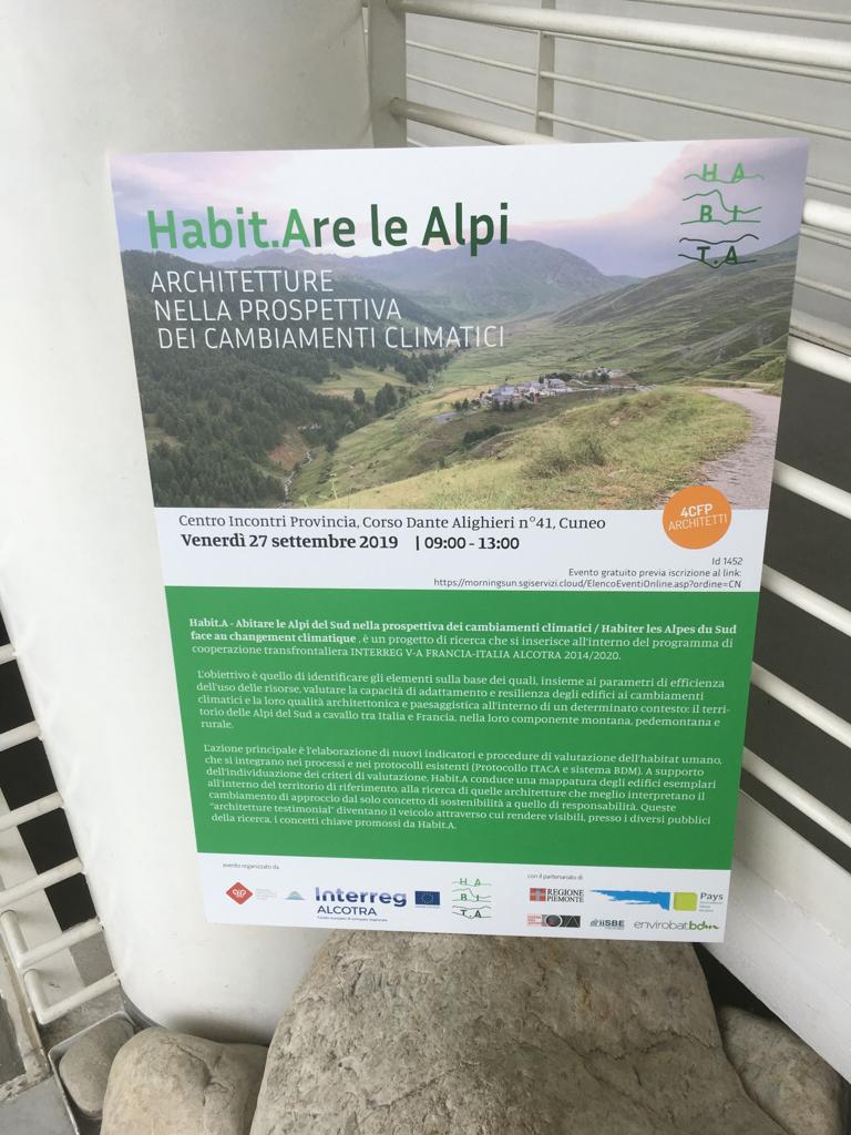 Al via a Habit.Are le Alpi – Architetture nella prospettiva dei cambiamenti climatici, un convegno inserito all'interno del progetto Habit.A.

#architettura #sostenibilità #ordinearchitetticuneo
