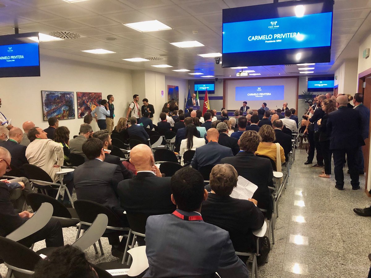 Onofrione's tweet image. ⁦@Previnet_Spa⁩ and #RBTech are today in #Catania #Acireale for the official opening of the new #freemindfoundry premises extension, the international hub aimed to host initiatives on the forefront of #technology and #ai