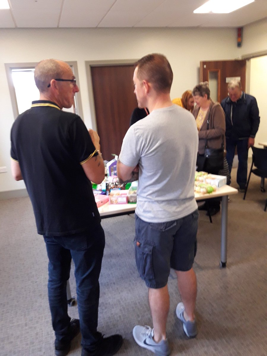 CraigCooperNFRS's tweet photo. It's getting busy here at @nottsfire #CarltonFS for the @macmillancancer coffee morning. Come on down and have a cuppa with a cake and a chat #Community https://t.co/Ts2HMit0Bx