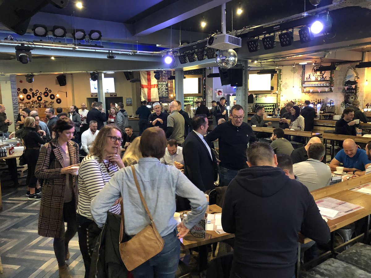 bfcmatt06's tweet photo. The Kick-off breakfast is really hotting up now for #NottsTreasureHunt. @GleedsGlobal @footprintscec @Stoobydooo https://t.co/rCXVSIbFUb