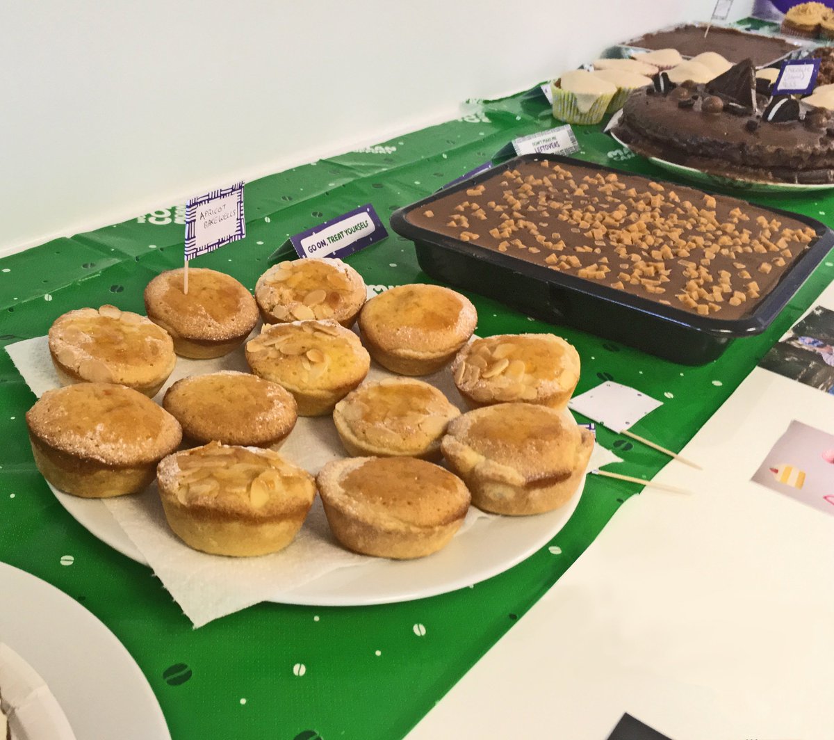 Yay_dot_com's tweet photo. Cakes aplenty for a great cause! All ready for our coffee morning at Yay HQ today. Yum! #MacmillanCoffeeMorning #MacmillanCancerSupport #FriYay 🥮🧁🍰 https://t.co/LFHZAjjZSH
