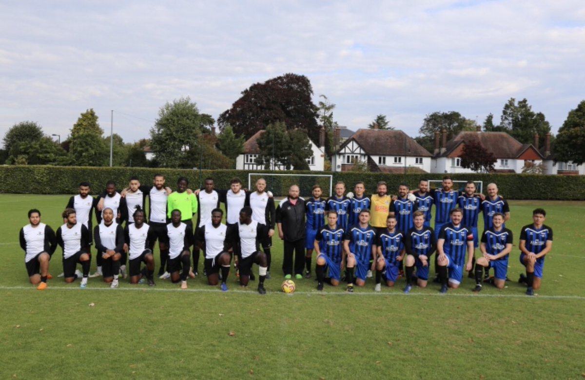 SAHA_MensFC's tweet photo. Sunday’s game was a belter 2-0 up but @Santos92Fc dug in and showed why they have been playing top level Sunday for 20 years 3-2 it ended to Santos #WeAreSaha #WeGoAgain #Santos20thAnniversary https://t.co/dBlXKqFDbm