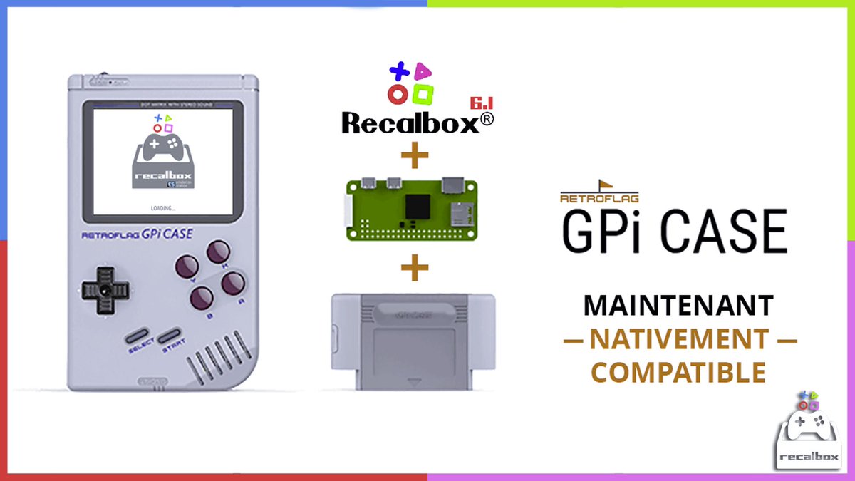 recalbox's tweet image. 🔥 RECALBOX 6.1 - NEWS 🔥
Ça a été l&apos;un des plus gros chantiers de #Recalbox61, qui a clairement tiré tout le projet vers le haut  : 
Le #GPiCase est maintenant nativement compatible et automatiquement optimisé. Sans que vous n&apos;ayez rien à faire. 😎👍
#Recalbox #Update #MiseàJour