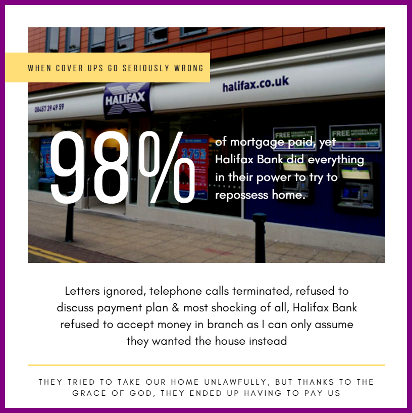 lion_of_judah2k's tweet image. #HalifaxBank also targeted our home overcharging us on our mortgage for years, wouldn't discuss a payment plan, wouldn't accept our money to pay our mortgage &amp;amp; then made steps to repossess our home when 98% of the mortgage was paid. 
@AskHalifaxBank #Lloyds #LloydsGroup #mortgage