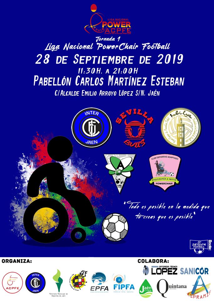 JaenenJuego's tweet photo. "La Liga Nacional de Power Chair Football llega a Jaén de la mano de @InterJaen "
➡️https://t.co/SXXGJzRrGW https://t.co/N3T95lBpsD