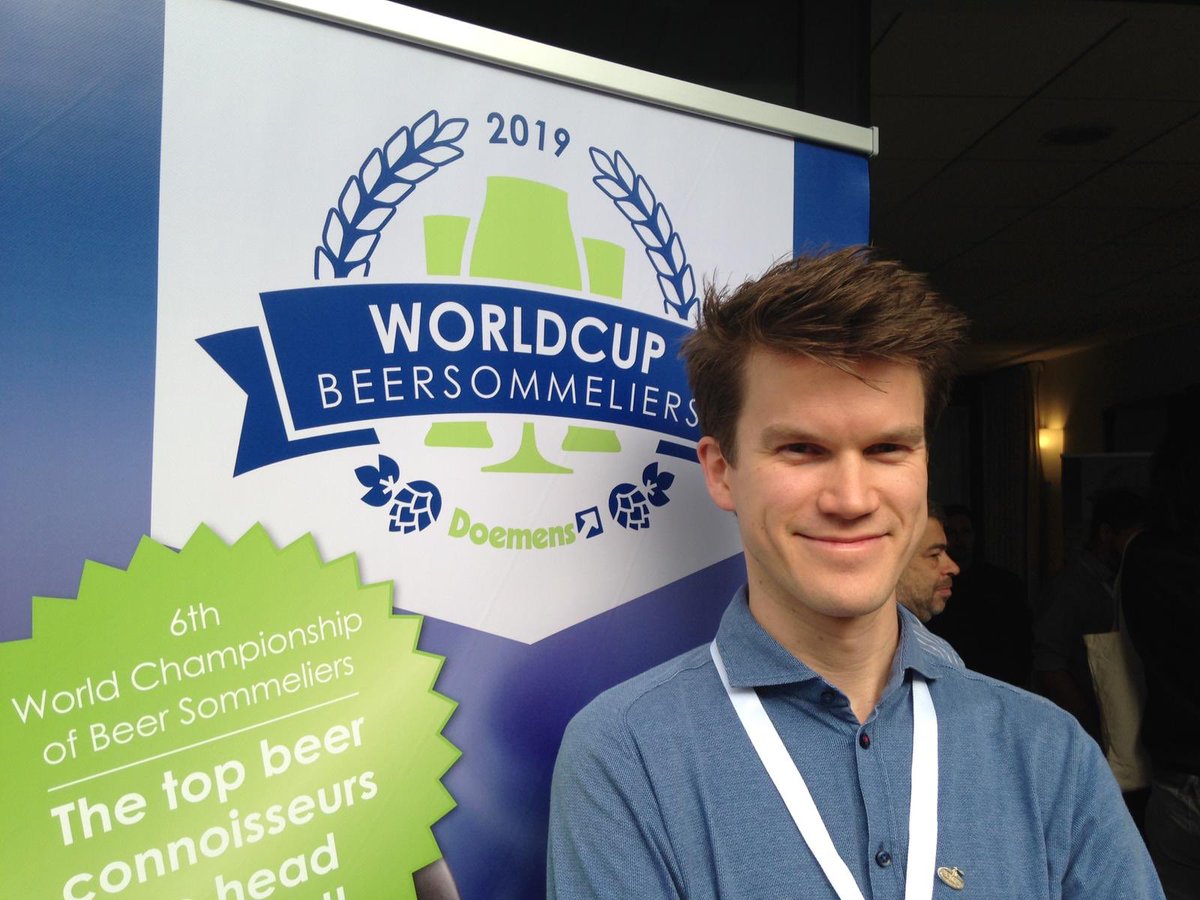 “Worldcup beersommelier” gaat van start. Onze biersommelier Hubert is erbij 👍🏻