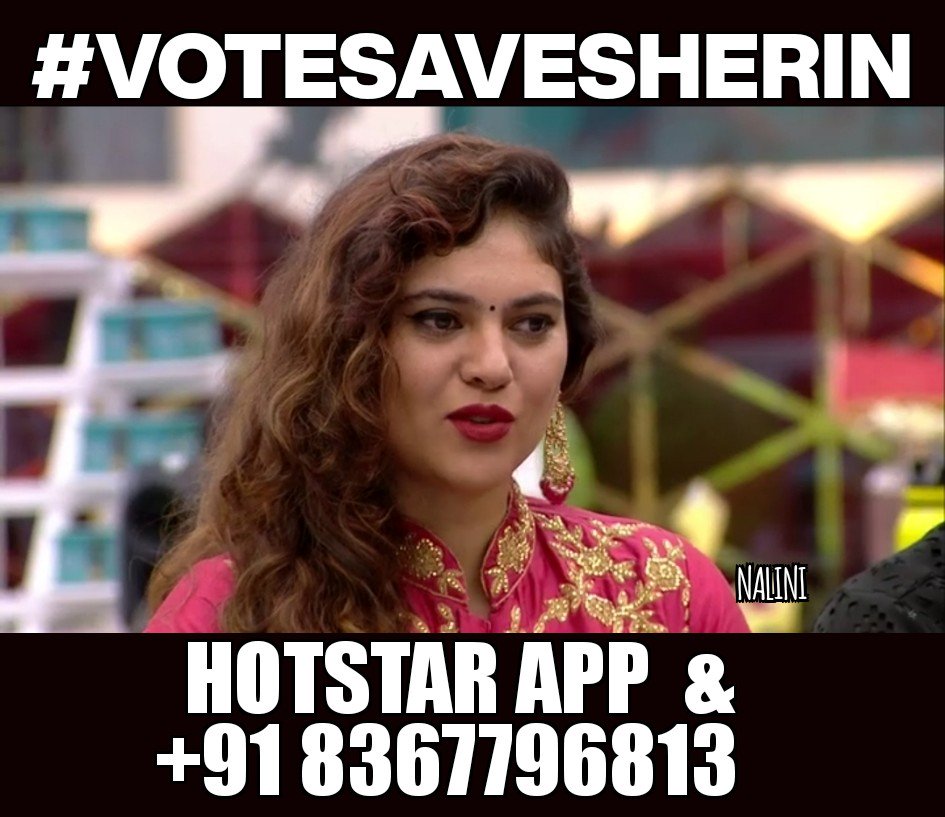 itsme_nalini's tweet photo. @vijaytelevision #voteforSherin #SaveSherin
One and only best female contestant.. Save her guys.. Vote... Few more hours to go... Only #hotstar app and #missedcalls!
#BiggBossTamil3 https://t.co/KlX7VcMNAM