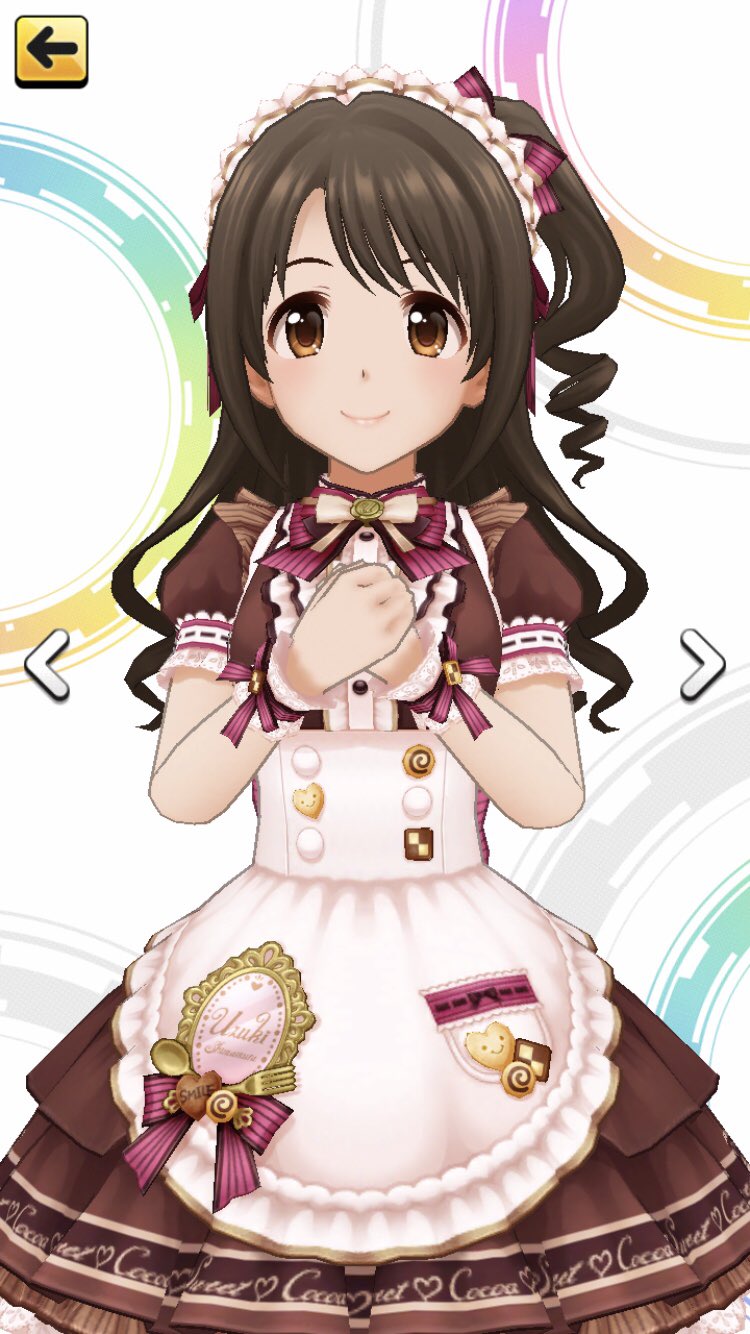 デレステssr衣装 スマイル アンド トリート 島村卯月