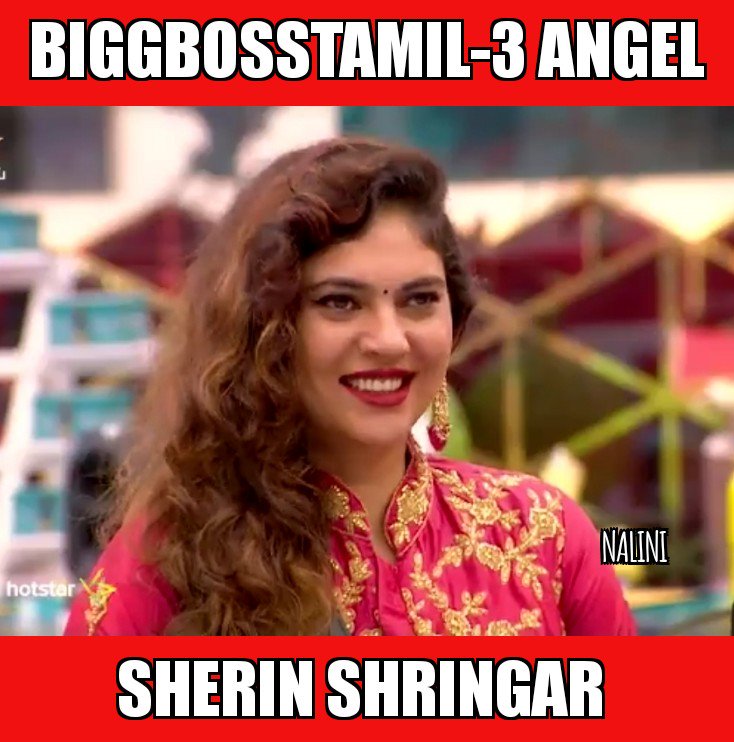 itsme_nalini's tweet photo. @vijaytelevision Save #BiggBossTamil3 angel #SherinShringar
She alws stand tall with he self qualities, maturity and kindness... Vote #sherin
#SaveSherin
#hotstar app and #missedcalls only https://t.co/0Ma96KesWW