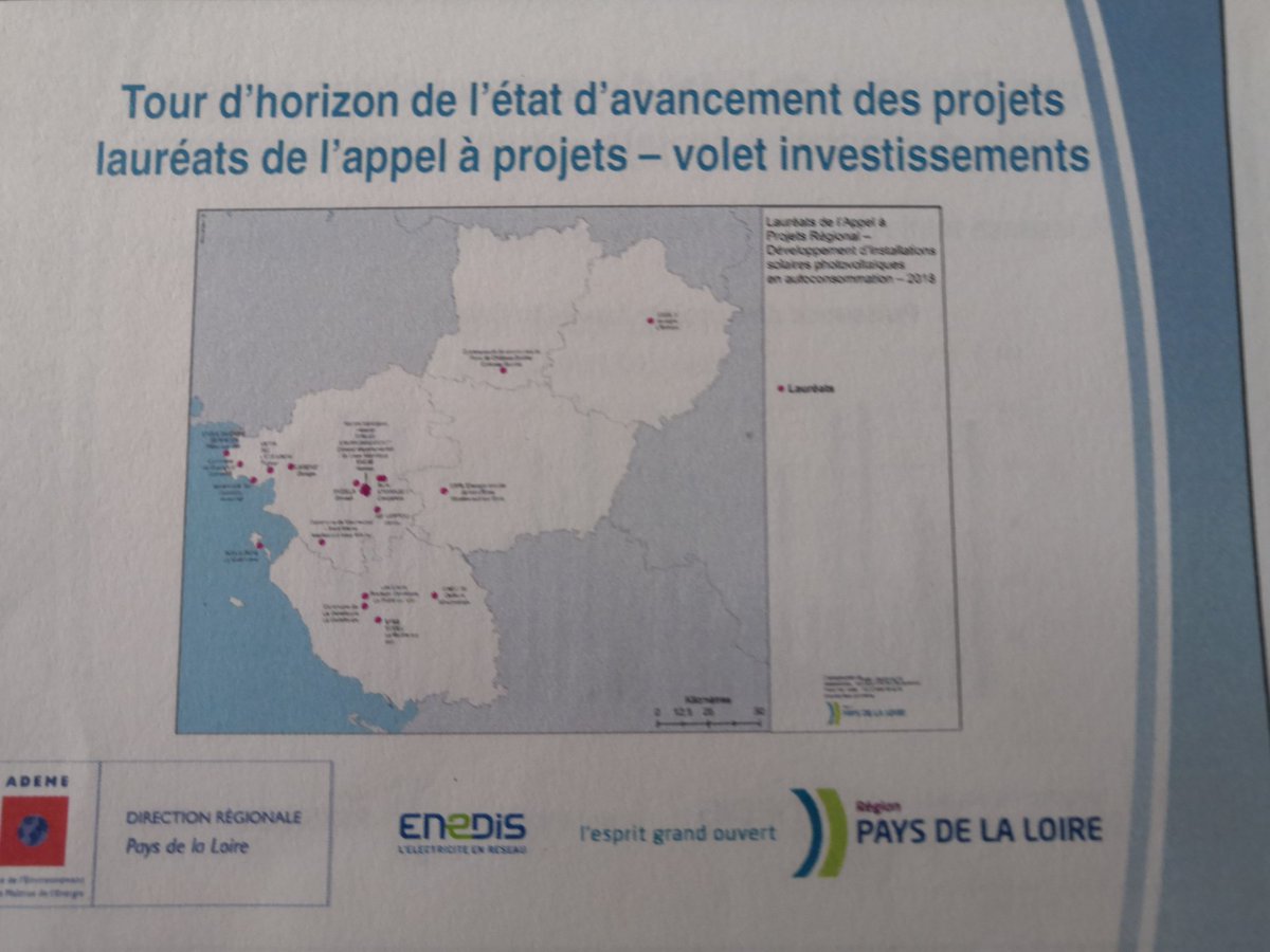 Retour sur aap régional autoconsomation. Merci à <a href="/paysdelaloire/">Pays de la Loire</a> <a href="/enedis_pdl/">Enedis en Pays de la Loire</a> et <a href="/ademe/">ADEME</a> ainsi qu'aux porteurs de projets d'accélérer les projets autoconsomation, en particulier collective.