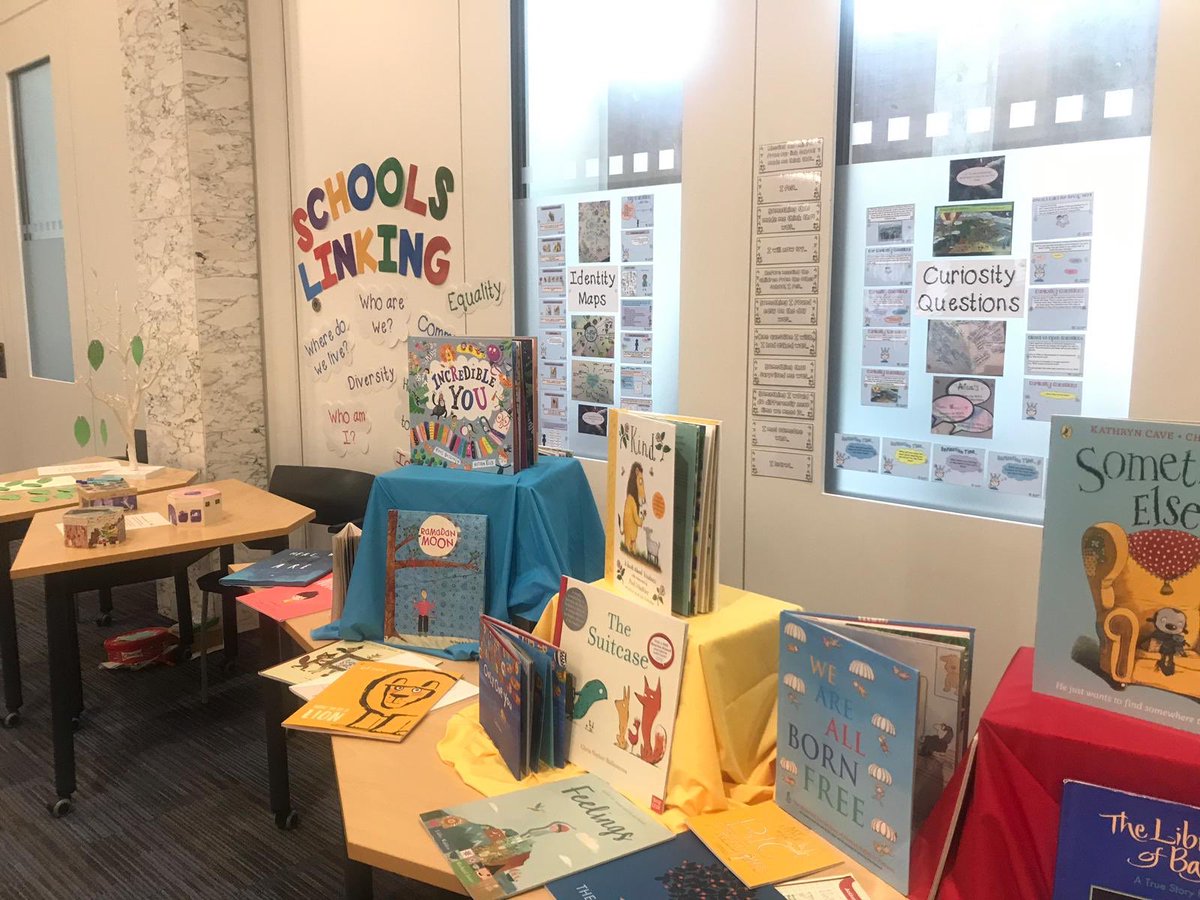 Linking_Network's tweet photo. Welcome to all of our #Bradford teachers to the last of our #CPD1 sessions today. We’ve got lots of resources, ideas and books to share. Hope you have a great day learning more about #schoolslinking programme and planning what your classes will get up to this year! @bradfordmdc https://t.co/xKBWMOVPUK