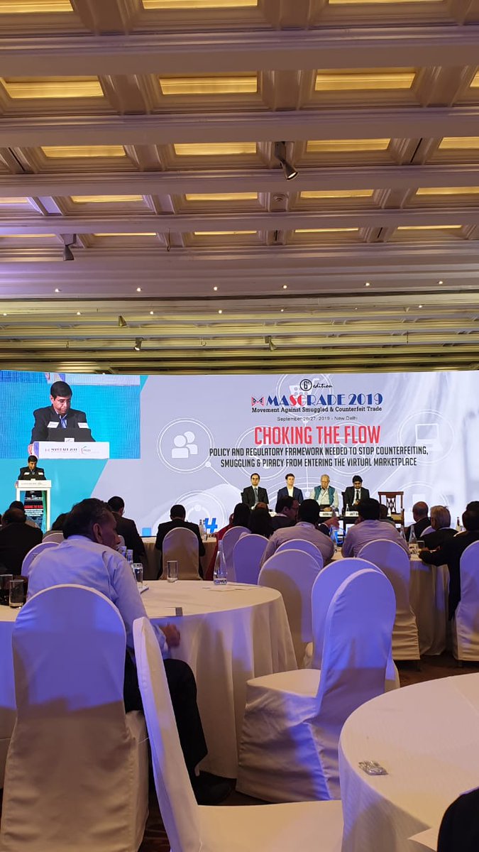Attending Mascrade 2019. Movement against Smuggled and Counterfeit Trade.

This menace of piracy is killing our society from within. We need to understand it's loss for all of us. The nation's loss.
#MASCARDE19 #MASCARDE2019 #stoppiracy