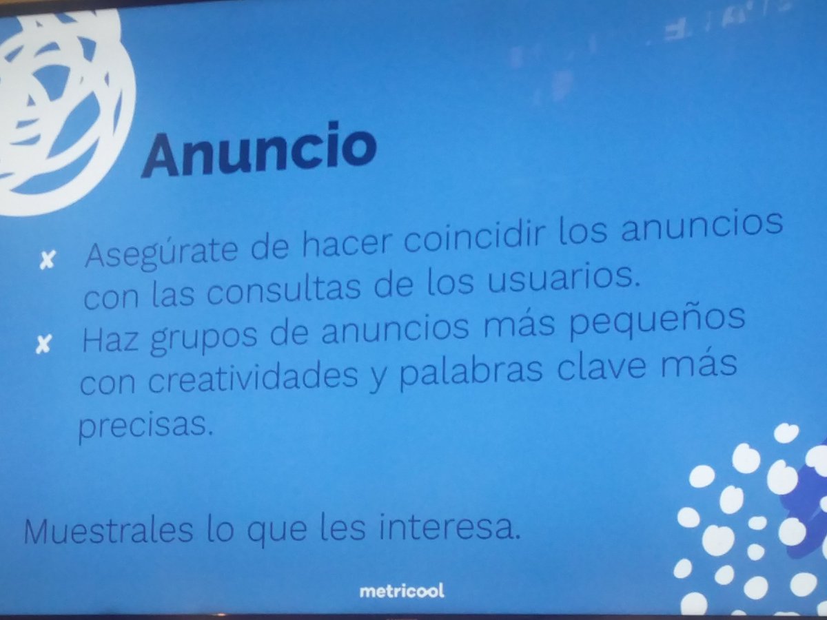paucaamano's tweet photo. Consejos para el anuncio y la landing @SergioNietoGuti @Metricool_es #mktupdate #GoogleAds https://t.co/JaWLAo2G7Y