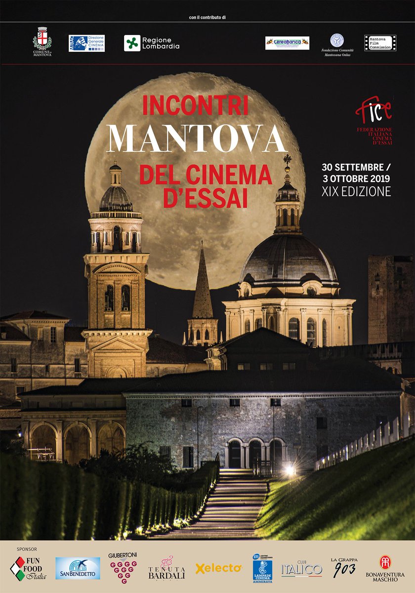 FunFoodItalia's tweet photo. Dal 30 Settembre al 3 Ottobre 2019 saremo presenti come partner alla manifestazione "F.I.C.E. - Incontri Cinema d'Essai" nella sua XIX edizione, presso il Cinema Teatro Ariston di Mantova.

https://t.co/TLxcBqQheW https://t.co/c5TQmZ2oH7