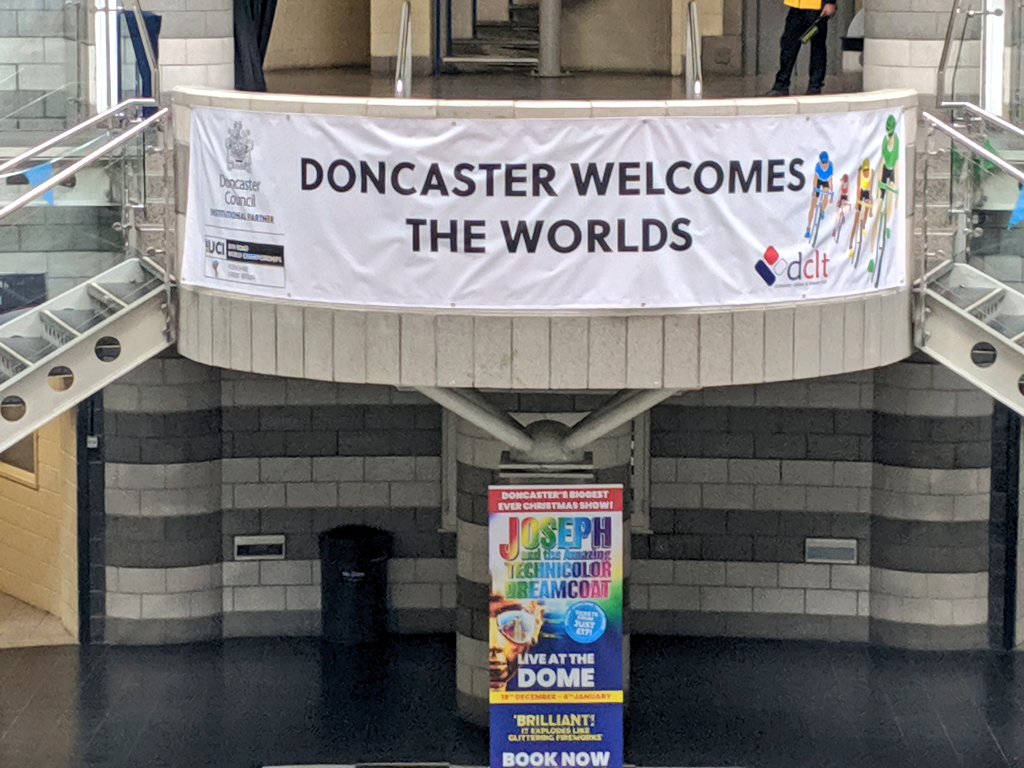 What better day to welcome the World to Doncaster than on #WorldTourismDay #UCi🤗