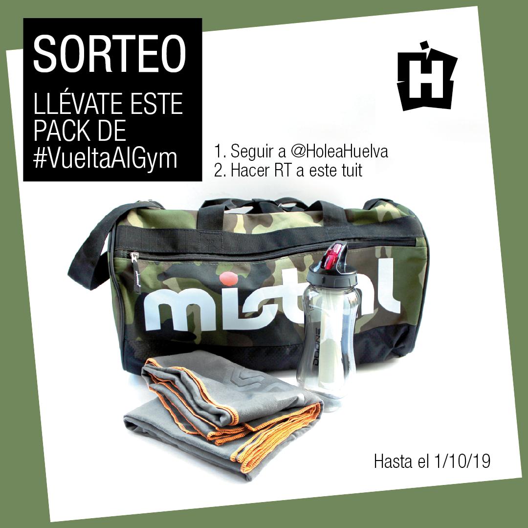 HoleaHuelva's tweet photo. ✨SORTEO✨Nuevo curso y de nuevo los amigos, las clases, el trabajo...¡Y el gimnasio! 💪🤸‍🏋‍Para que tu #VueltaAlGym sea más fácil, participa en el #sorteo de este súper pack deportivo con solo:
1. Seguir a @HoleaHuelva 
2. Hacer RT a este tuit
Bases ➡ https://t.co/kDhFmjyDct https://t.co/F4xmFse83U