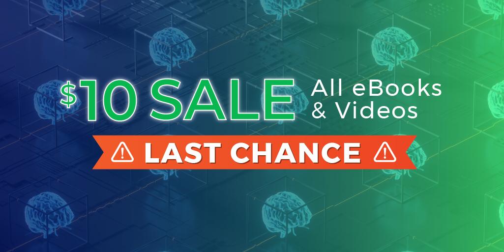 GuglielmoIozzia's tweet image. You still have a chance to get interesting Machine Learning and AI titles for $10 each at #PacktPub This offer is also valid on my book (you can find the link to it in the comments). #deeplearning #AI #machinelearning