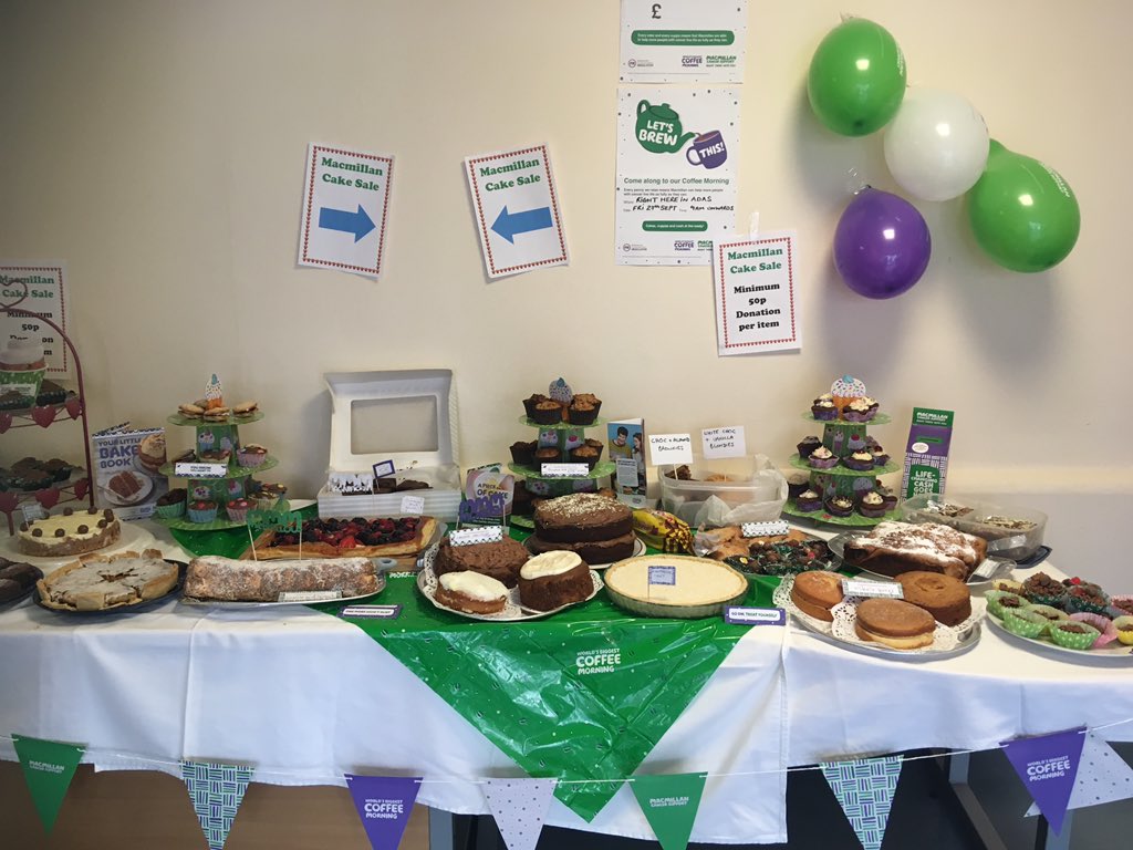 ADAS <a href="/macmillancancer/">Macmillan Cancer Support</a> @macmillancoffee <a href="/BlackpoolHosp/">NHS Blackpool Teaching Hospitals 💙🌈</a>  please RT for me <a href="/dock2222/">Dr Anthony Kearns</a>  send your staff round to us ..plenty of cake 😁😁😁🎂