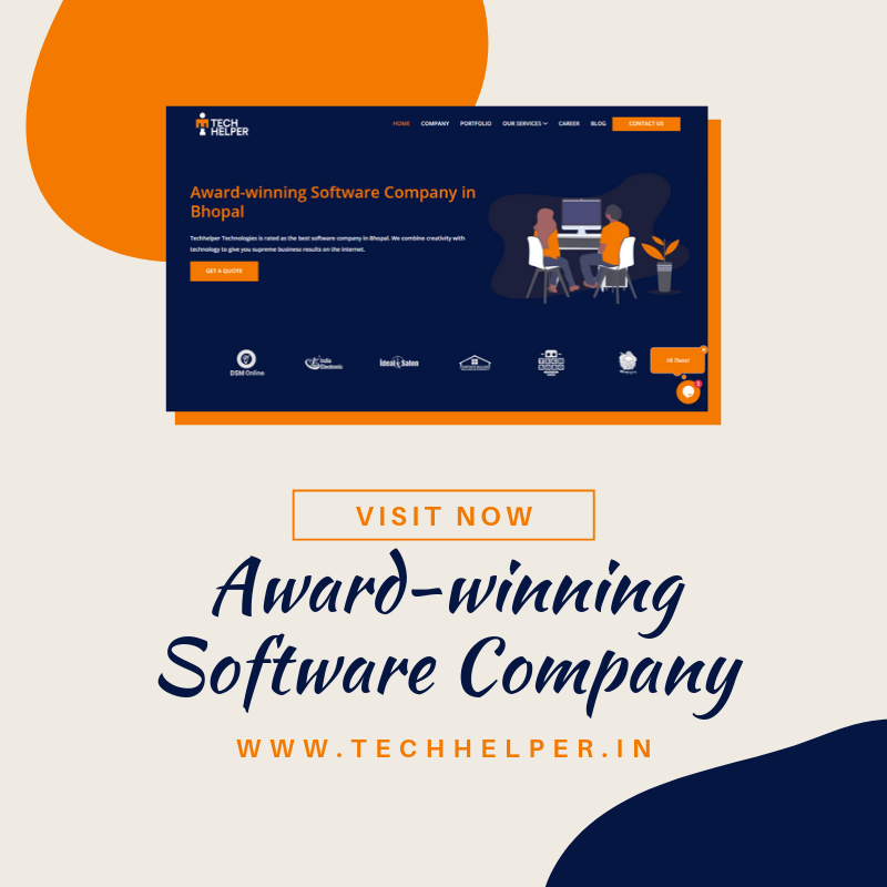 techhelperoffc's tweet image. #visit: techhelper.in

#techhelper #techhelperTechnologies
#websiteDevelopment #softwareDevelopment
#SEO #digitalMarketing