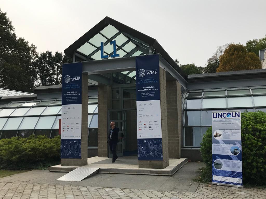 lincolnh2020's tweet photo. Waiting for our event "Maritime 4.0: the digital innovation disruption" at 14:30 pm during the @THE_WMF 2019. We are waiting for you! #WMF2019 #H2020 #DigitalTransformation #marineindustry #blueconomy #shipbuilding #innovation https://t.co/uiTpS3n8xo
