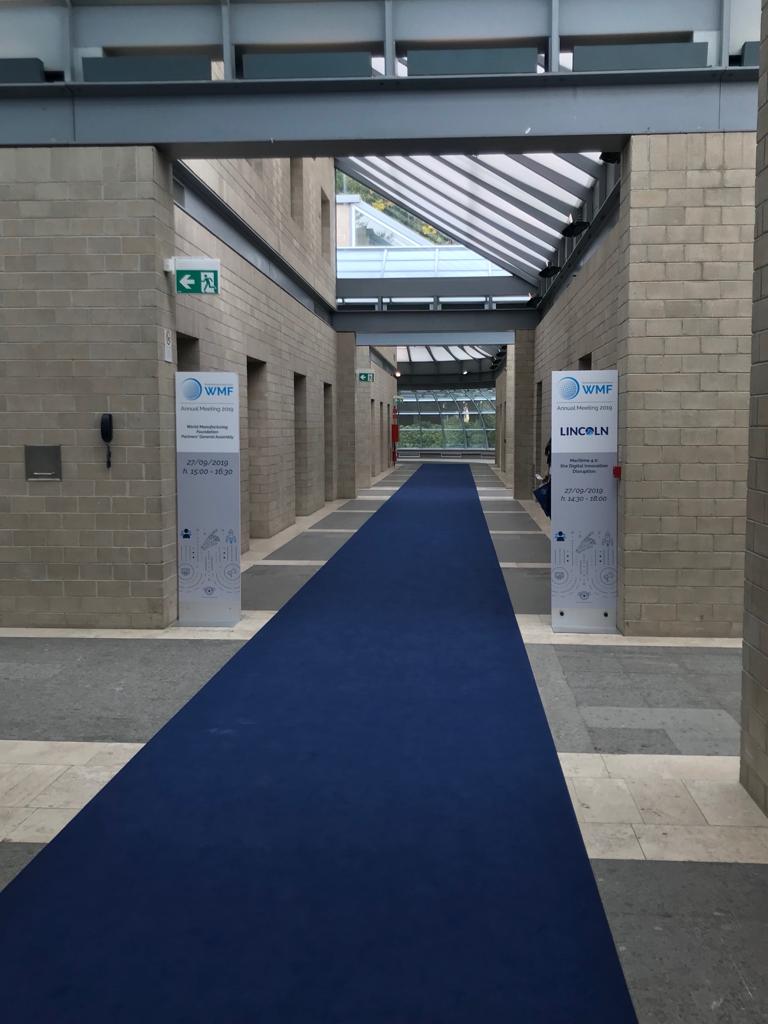 lincolnh2020's tweet photo. Waiting for our event "Maritime 4.0: the digital innovation disruption" at 14:30 pm during the @THE_WMF 2019. We are waiting for you! #WMF2019 #H2020 #DigitalTransformation #marineindustry #blueconomy #shipbuilding #innovation https://t.co/uiTpS3n8xo