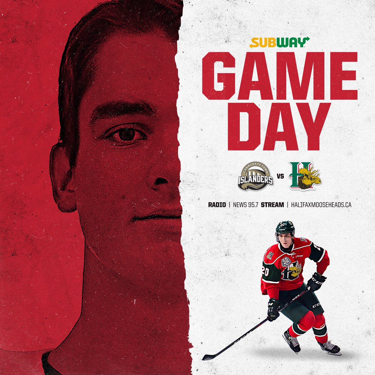 HFXMooseheads's tweet photo. Rise and shine, it’s Home Opener day in Moose Country 😃 #GoMooseGo https://t.co/03U4KSA0Gg