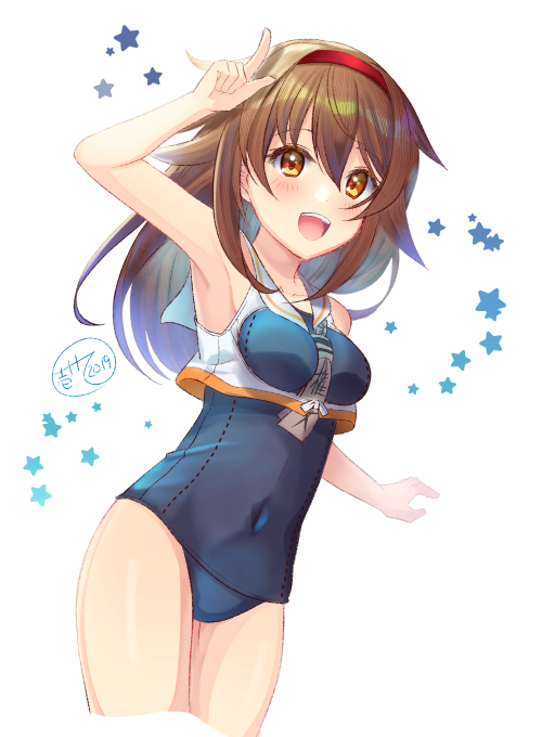 白露(艦これ) ,白露改二(艦これ) 「唐突な白露ちゃん過去絵再掲 」|壱十九 / illustratorのイラスト