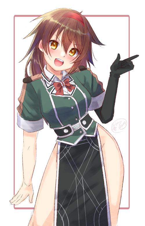 白露(艦これ) ,白露改二(艦これ) 「唐突な白露ちゃん過去絵再掲 」|壱十九 / illustratorのイラスト