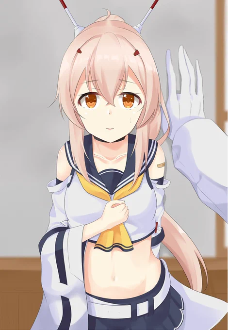 壁ドンしたら戸惑いながらもキス顔してくれる綾波ちゃん
#アズールレーン   #綾波 