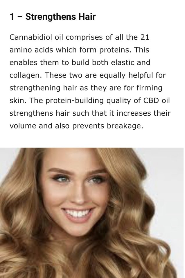 5 ways #CBD Oil Can Improve Your #Hair #Health! No1 👉🏻 #cannabis #beauty