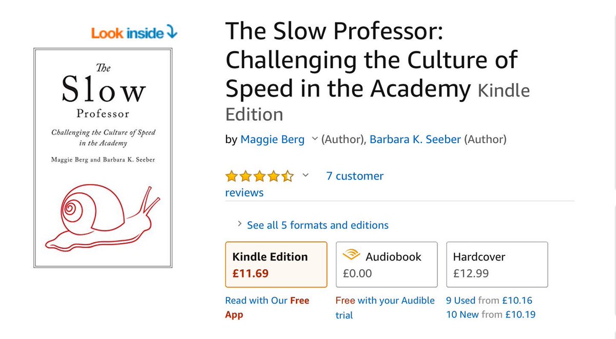 DrCarolPercy's tweet photo. The Slow Professor...
Some recommended reading from out final keynote @esplatorg #ESPLAT2019 https://t.co/WXX7mk1pd4
