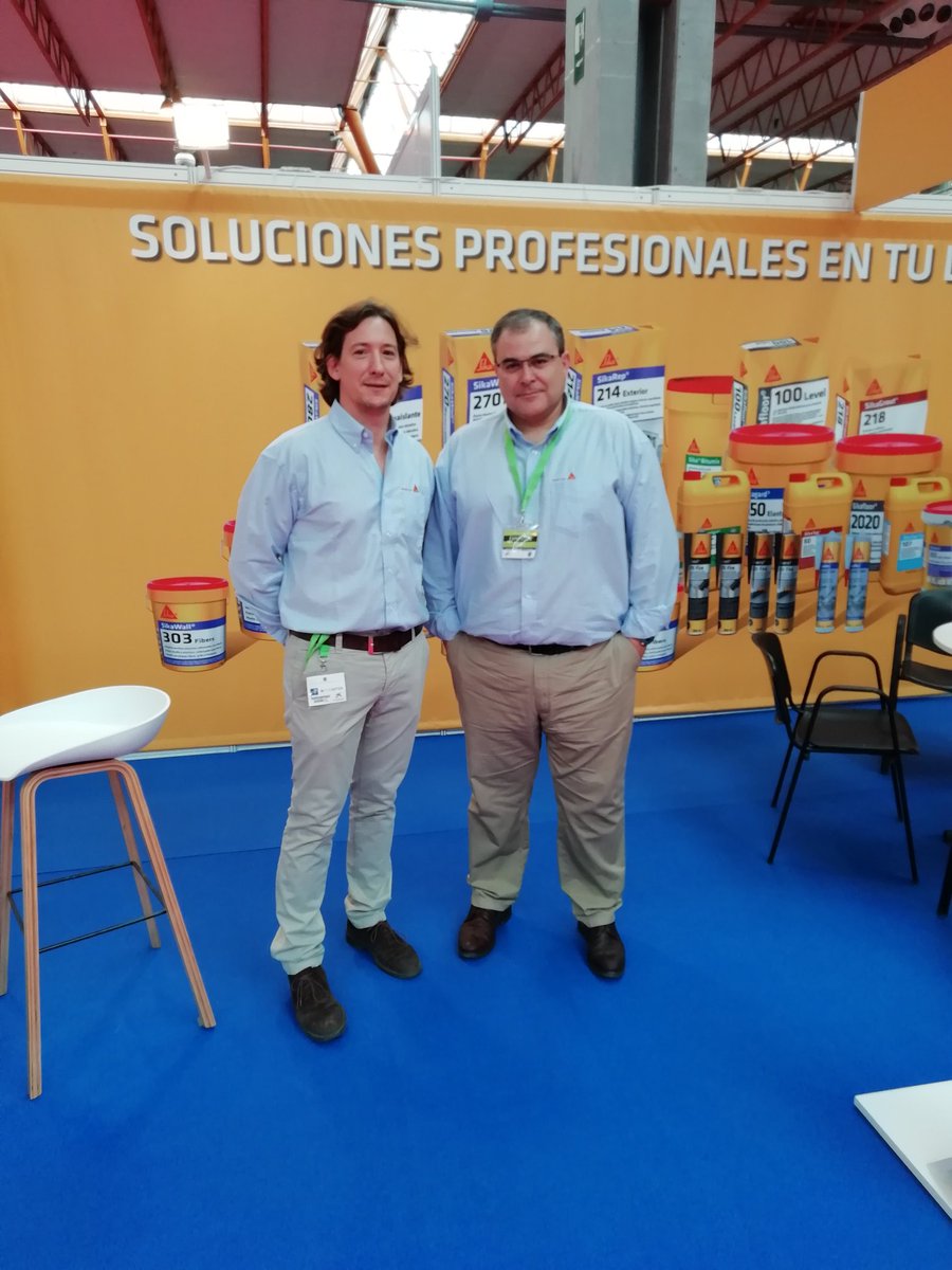 Enlosava's tweet photo. @SikaSpain feria de COFERDROZA, en buena compañía. https://t.co/6YXH6VhHOJ