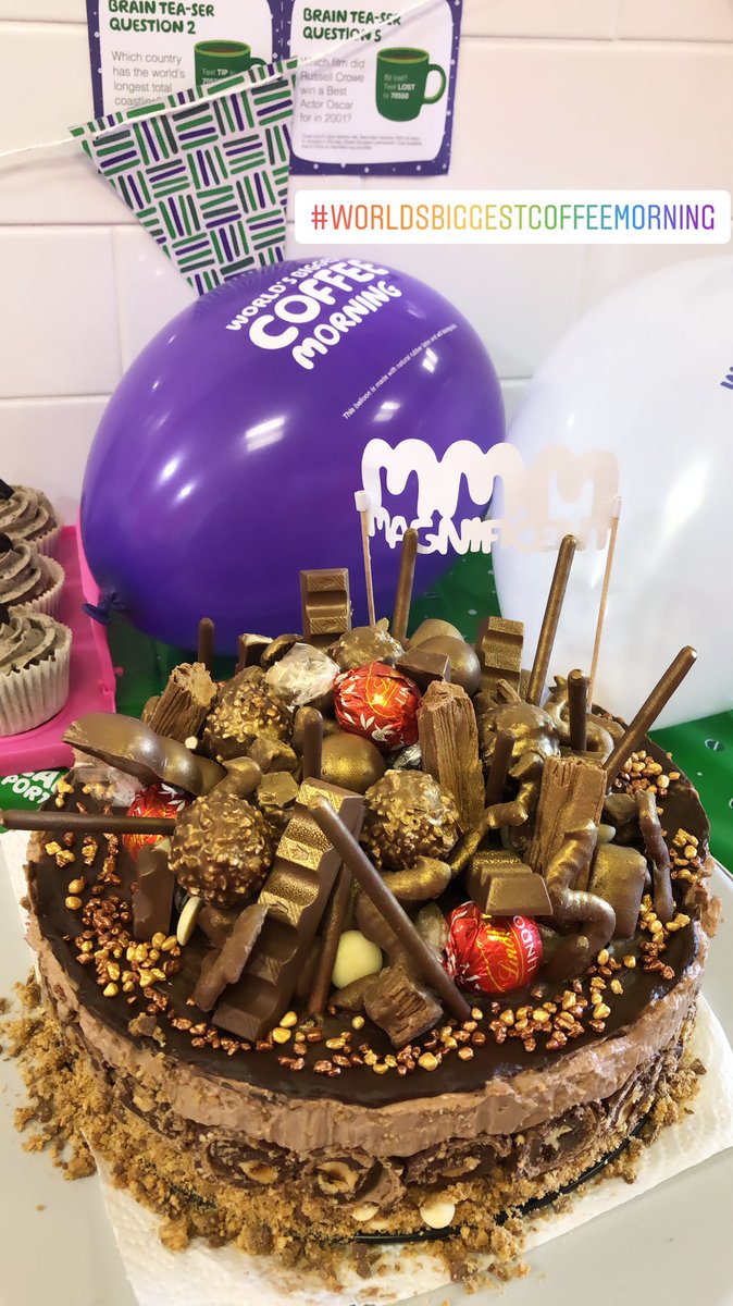 elementsuite's tweet photo. 🍰 Cake for breakfast?! For such a good cause, why not 😍 Supporting #macmillancancersupport for the great work you do all year round #macmillancoffeemorning #worldsbiggestcoffeemorning #letthemeatcake #team #fridayfeels #elementsuite https://t.co/j97pMXxbKM
