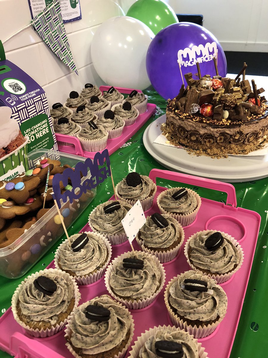 elementsuite's tweet photo. 🍰 Cake for breakfast?! For such a good cause, why not 😍 Supporting #macmillancancersupport for the great work you do all year round #macmillancoffeemorning #worldsbiggestcoffeemorning #letthemeatcake #team #fridayfeels #elementsuite https://t.co/j97pMXxbKM