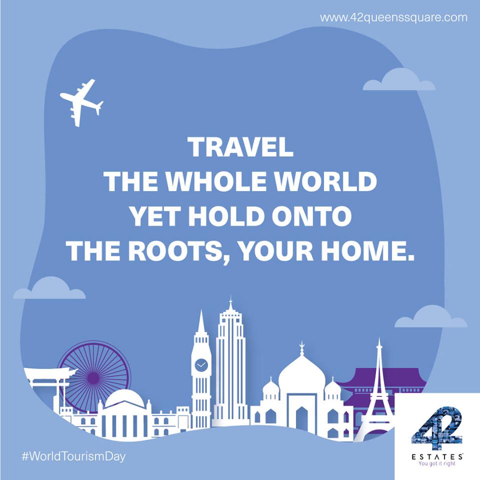 42Estates's tweet photo. This World Tourism Day, make a home out of every place you visit.
#42estates #42Queenssquare #villas #premiumvillas #luxuryvillas #buyvillas #villasinsarjapur #villasinbangalore #sarjapur #bangalore #advantagesof42 #tourism #worldtourismday #tourismday #travel #travellers https://t.co/4POJK2E4WF