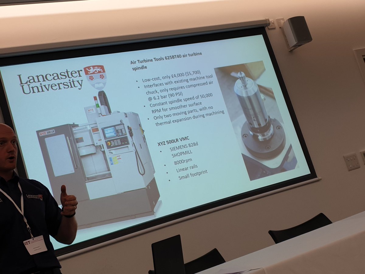 bfcengineering's tweet image. Amazing technician lecture on #micromachining #CNC machines #tooling and student projects that are only a couple of microns small 😊
