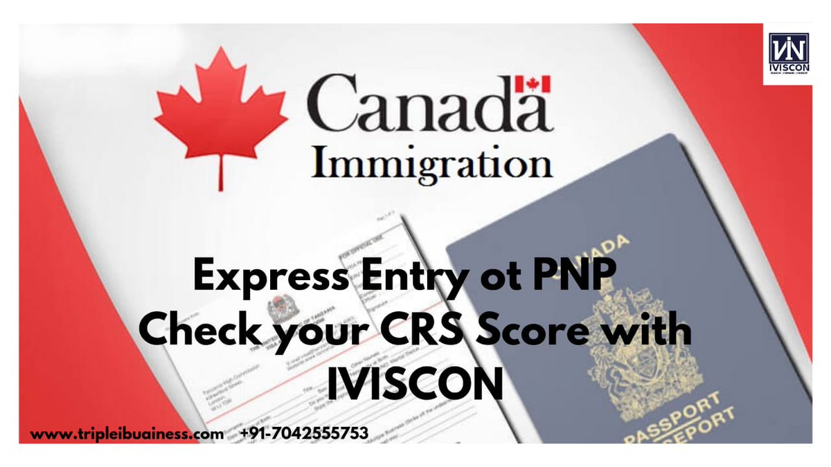 iviscon's tweet photo. Check your #CRS_Score and #IVISCON will proceed with #ExpressEntry or #PNP program according to your #Score.  Apply now https://t.co/Sr6G1PtCSp  and for more #information call us on +91-7042555753 #visaconsultant #immigrationconsultant #canadaimmigration #ieltspreparation https://t.co/VmEdWEnY2S