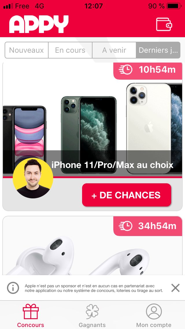 Fous2Humours's tweet image. Sur cette application vous pouvez gagner tout les jours de nombreux cadeaux 😍.                   👉👉