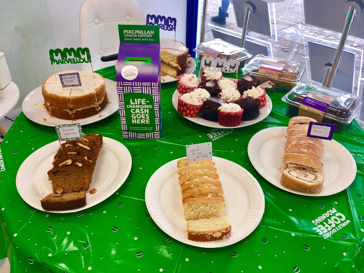 Proudly supporting MacMillan today with tea and cakes! <a href="/KathyTLeaders/">Kathy Taylor</a> <a href="/Leaders_EG/">Leaders EG</a>