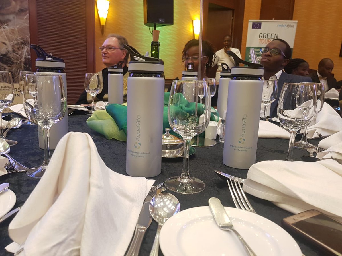 AquavitaLimited's tweet photo. It was a Bottleless affair at @SerenaNairobi @ecotourismkenya #BeatPlasticPollution #GoBottless #2019EcoWarriorAward https://t.co/5P0zikzudu