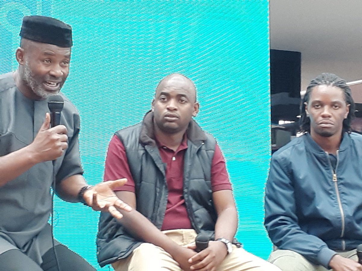 Magi_MagiraziZw's tweet image. State of the internet panelists @TembaMliswa representative from @misazimbabwe and newly elected Hon. MP Vincent Tsvangirai. #Shoko2019 #HubUnconference