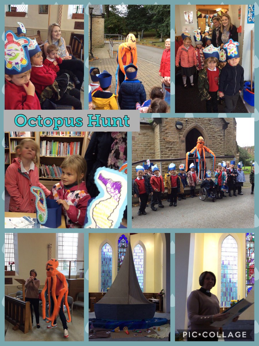 YC have loved the octopus hunt this morning. Thank you to Rev Lyn for reading us a story and decorating church. Keep an eye out for the THP octopus 🐙