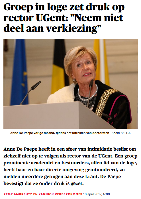 gretav5's tweet image. Wel ja, ik vind dit ook niet fijn. Een rector intimideren die in rouw is na het verlies van haar man...Schandalig! #ugent 
Nietwaar, @devoscarl? Les humiliés ont le cœur pur.