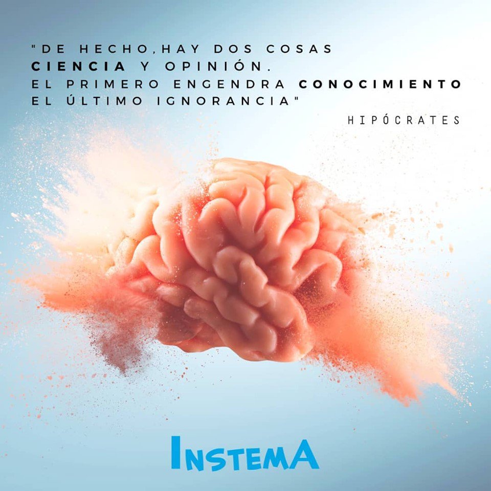 InstemaJuani's tweet photo. “De hecho hay dos cosas ✌ ciencia 🧬 y opinión 🗣.
El primero engendra conocimiento 🧠 él último ignorancia 👎”
.
#frasesfisioterapia #instema #fisioterapia #fisioterapeuta hysioterapy #fisiosalpoder #physio #formacion https://t.co/mQ64gwqDvm