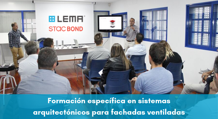 Dis_lema's tweet photo. Hoy nuestro equipo técnico y comercial está realizando una avanzada y especializada formación en sistemas arquitectónicos para fachadas ventiladas, de la mano de nuestro partner STAC

#composite #STACBOND #SistemasArquitectónicos #Fachadas #ventiladas #Soluciones #LEMASTACBOND https://t.co/dKP8KHxqS7